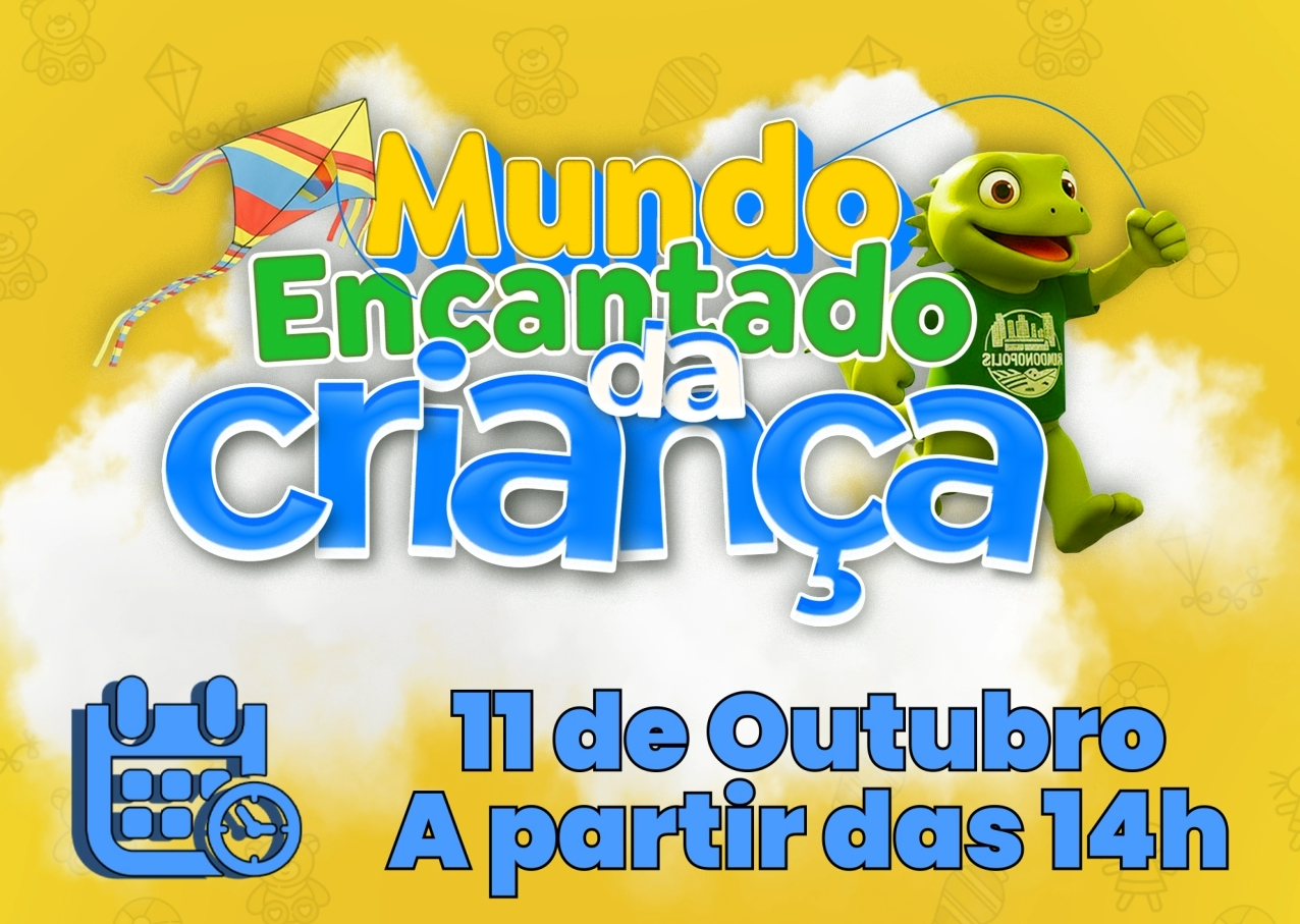 Prefeitura de Rondonópolis vai promover uma festividade para comemorar o Dia das Crianças.