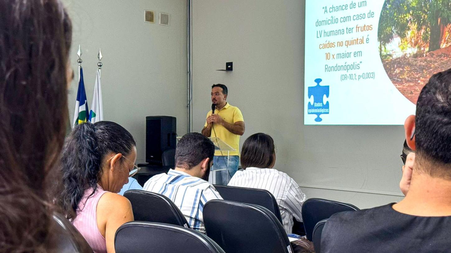 Saúde realiza capacitação para fortalecer enfrentamento à Leishmaniose