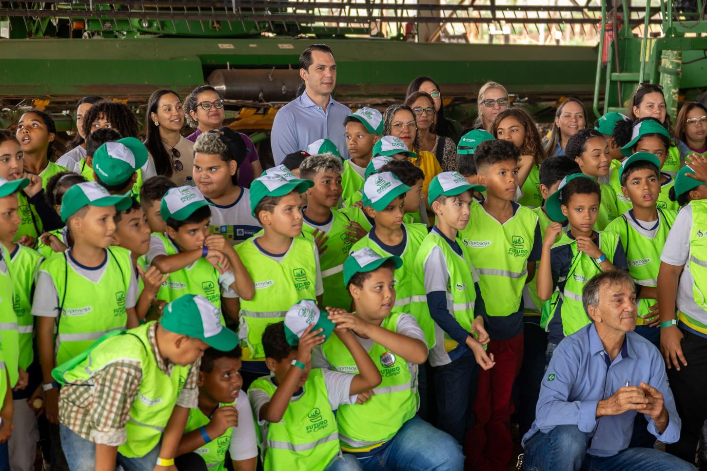 projeto Futuro em Campo com as crianças da rede municipal de ensino.
