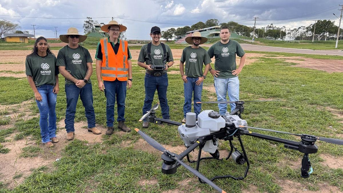 Sindicato Rural de Rondonópolis e Senar fortalecem qualificação no campo com treinamentos em drones de pulverização