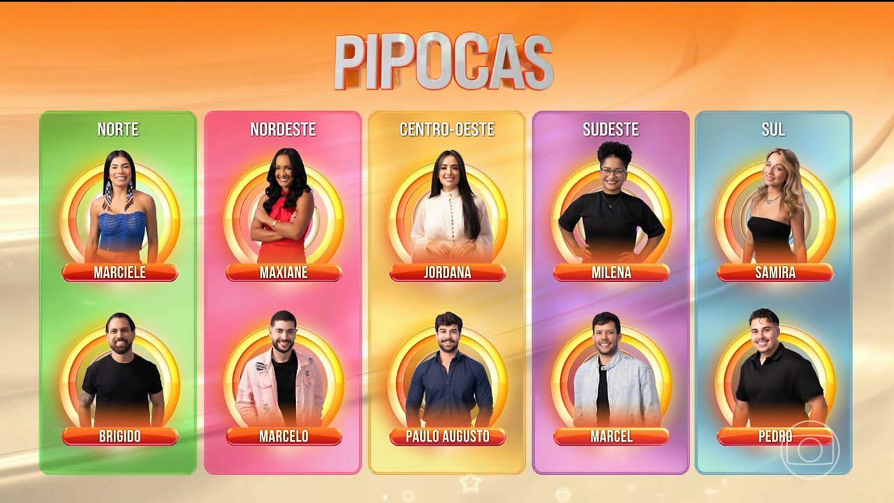 BBB 26 divulga participantes do grupo Pipoca escolhidos pelo público