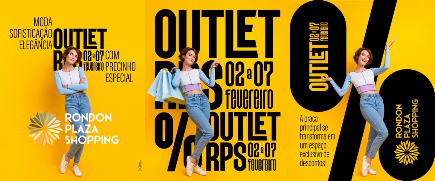 Fevereiro é o mês de promoções e descontos no Outlet do Rondon Plaza