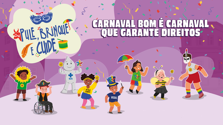 Assistência e Conselhos alertam para a cuidado com as crianças e adolescentes durante o carnaval