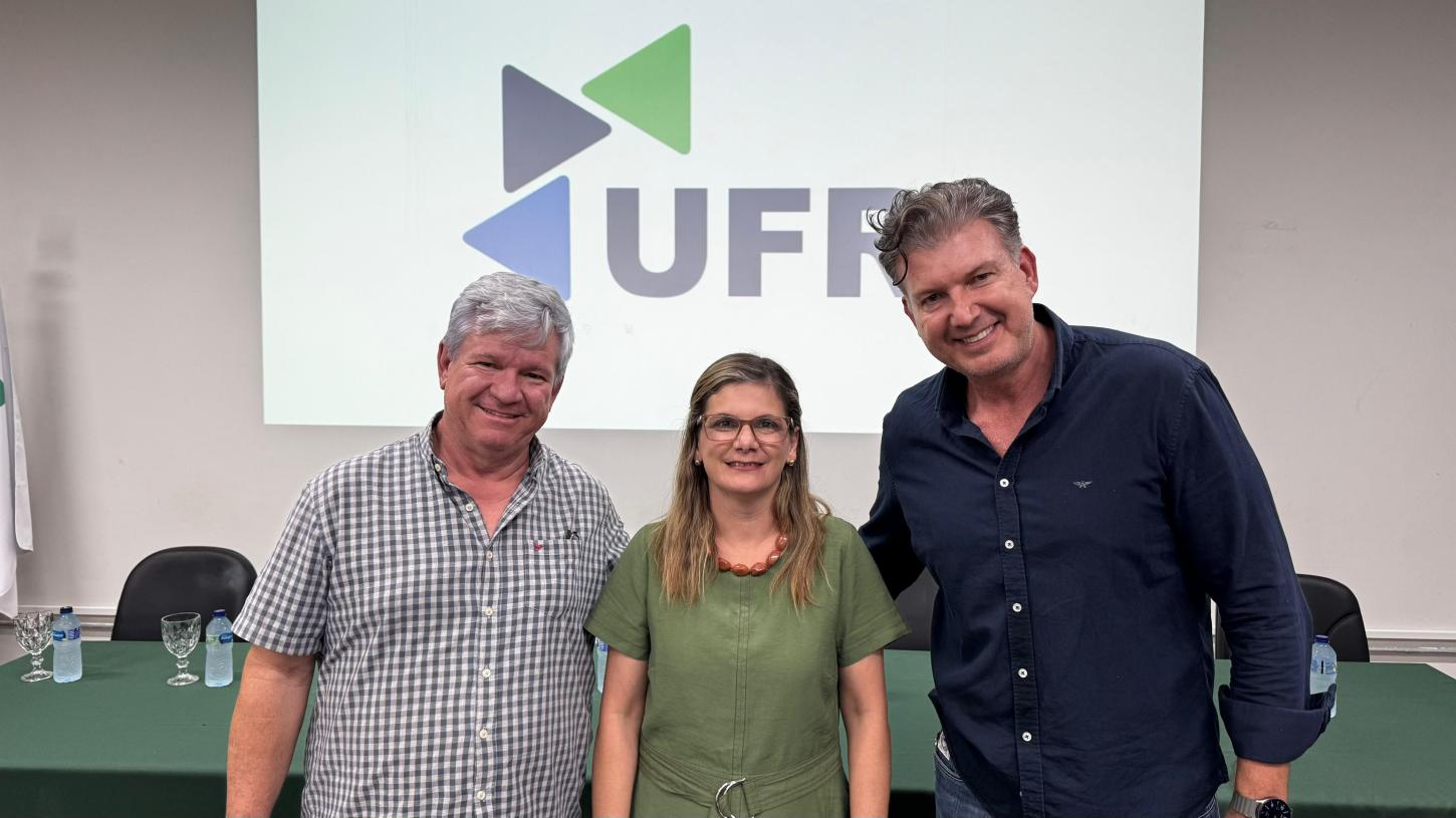 Diretoria do Sindicato Rural de Rondonópolis prestigia aula magna do Curso de Medicina Veterinária da UFR