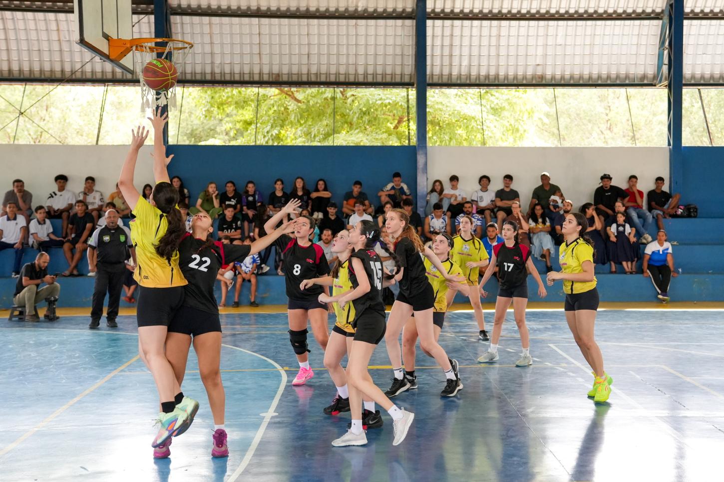 Disputas de basquete encerram semana dos Jogos Escolares