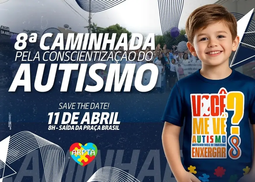Rondonópolis realiza 8ª Caminhada pela Conscientização do Autismo