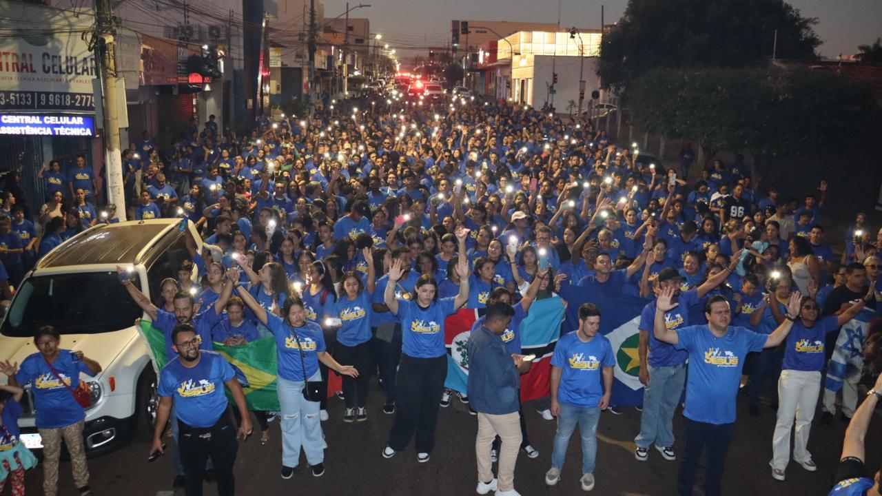 Caravanas confirmam presença na 2ª Marcha para Jesus com show de Fernandinho em Rondonópolis