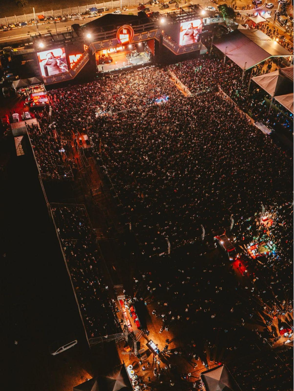recorde de publico no retorno da ExpoVG em varzea grande.