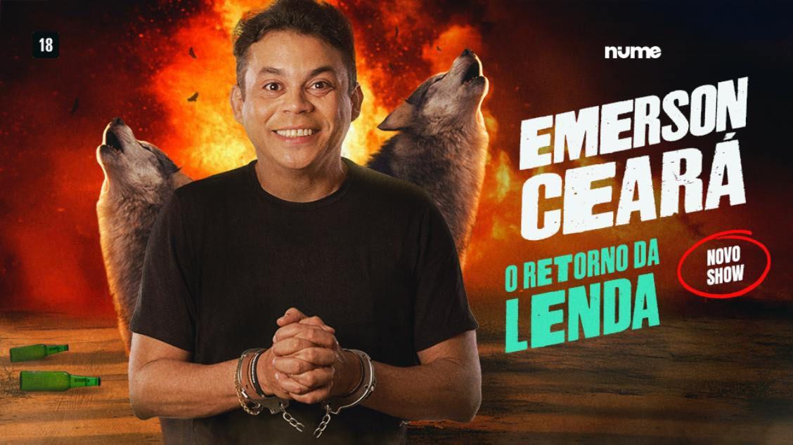 Emerson Ceará traz a Rondonópolis o humor sem filtros do novo show “O Retorno da Lenda”
