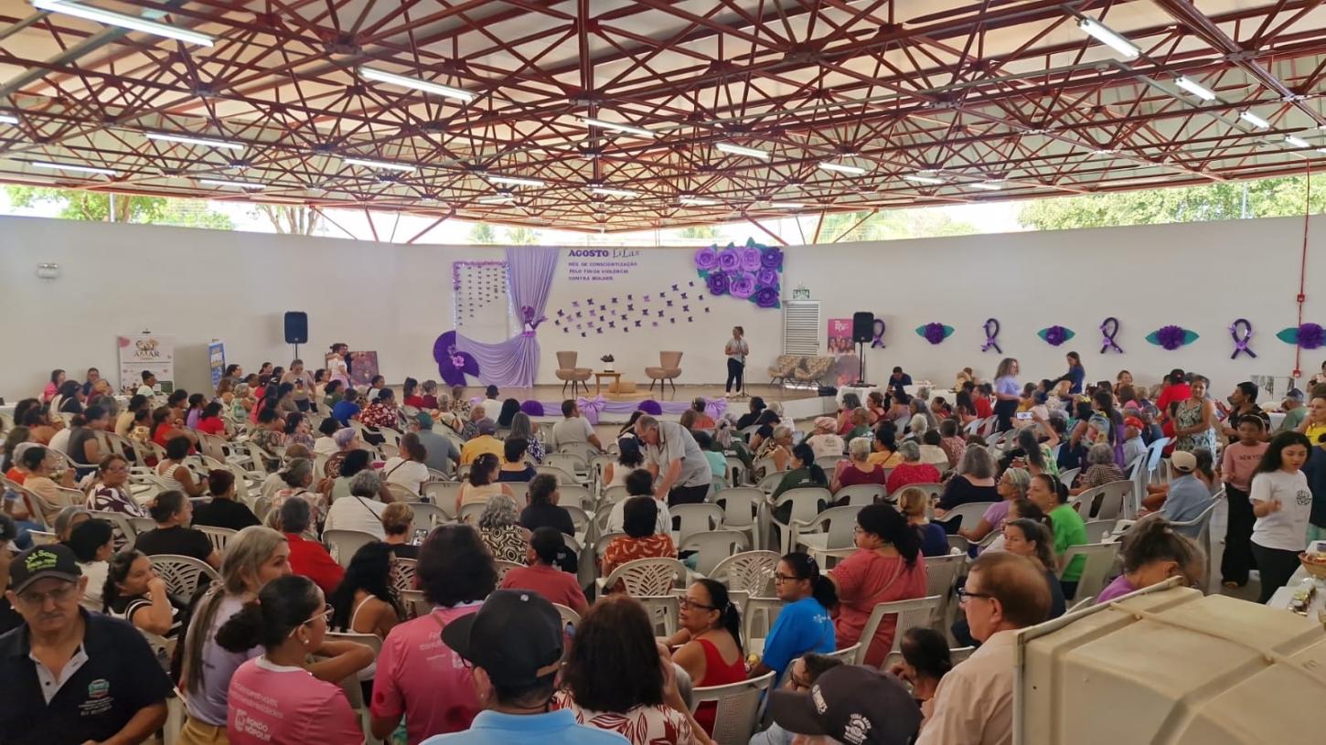 Prefeitura de Rondonópolis reúne centenas em evento com orientações e serviços para fortalecer a proteção às mulheres