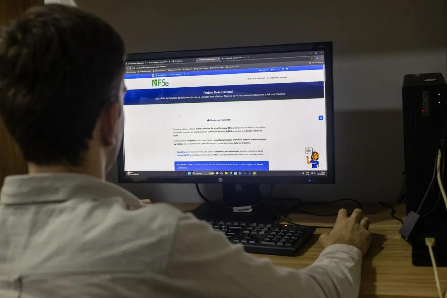 REFORMA TRIBUTÁRIA | Prefeitura de Rondonópolis disponibiliza página sobre mudança na emissão da Nota Fiscal eletrônica