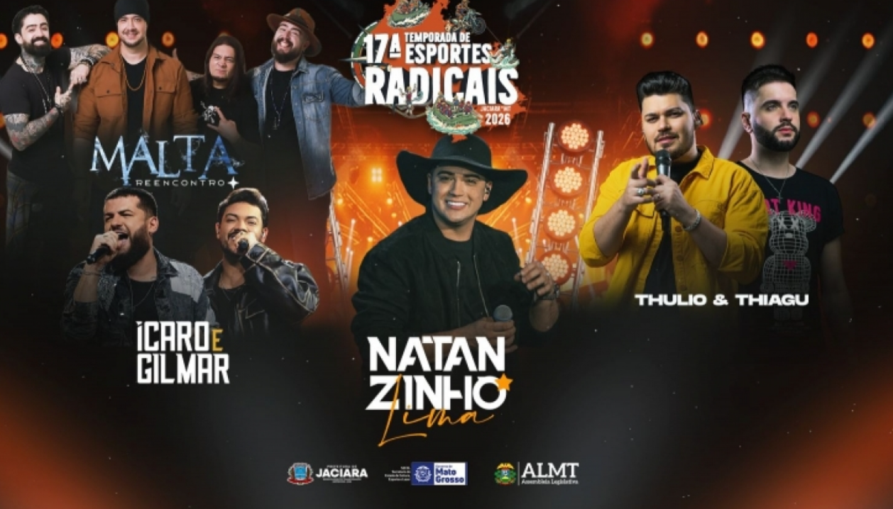 17ª Temporada dos Esportes Radicais prepara noites de festa com shows gratuitos para todos os gostos