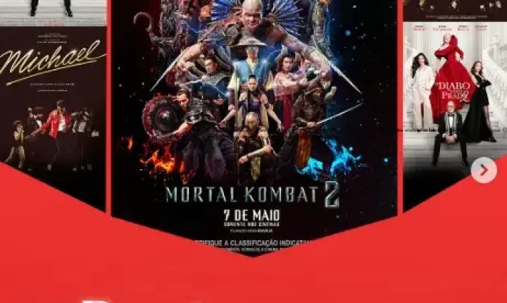 Cinema da semana tem estreia de Mortal Kombat 2, Michael e O Diabo Veste Prada 2 em Rondonópolis