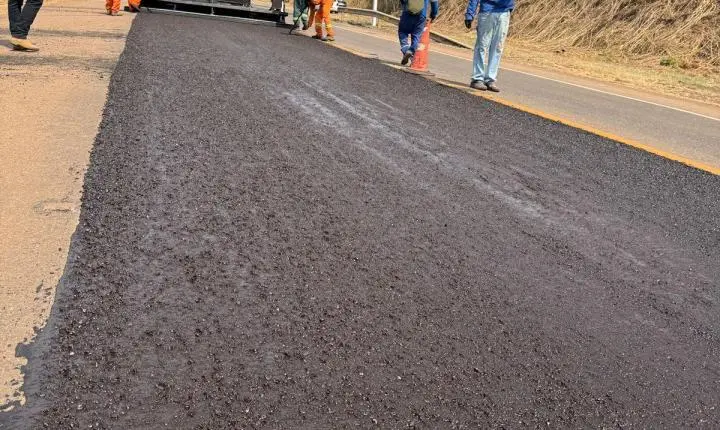 Morro da Mesa realiza conservação em 60 quilômetros da MT-130