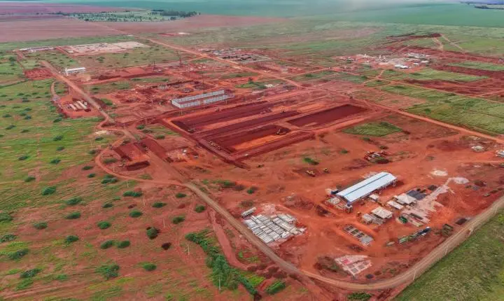Obras da Inpasa já estão em ritmo acelerado em Rondonópolis