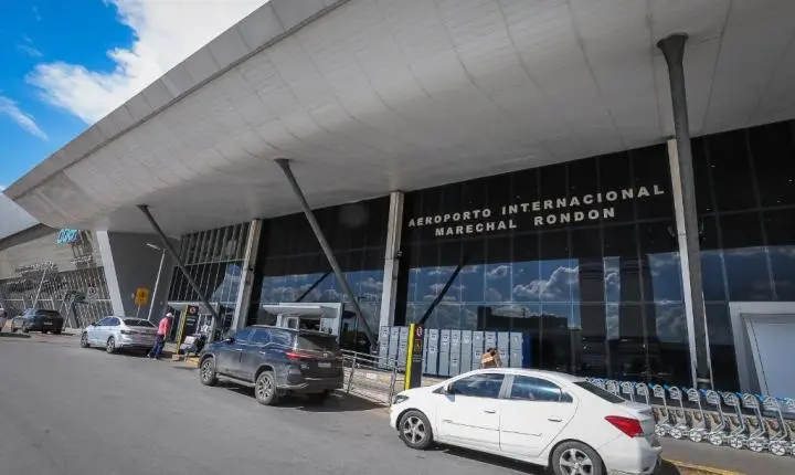 Pneu de avião estoura durante pouso e afeta seis voos no Aeroporto Marechal Rondon